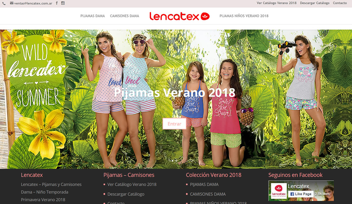 Lencatex Verano 2018
